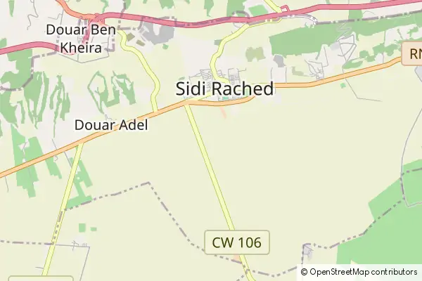 Mapa Sidi Rached