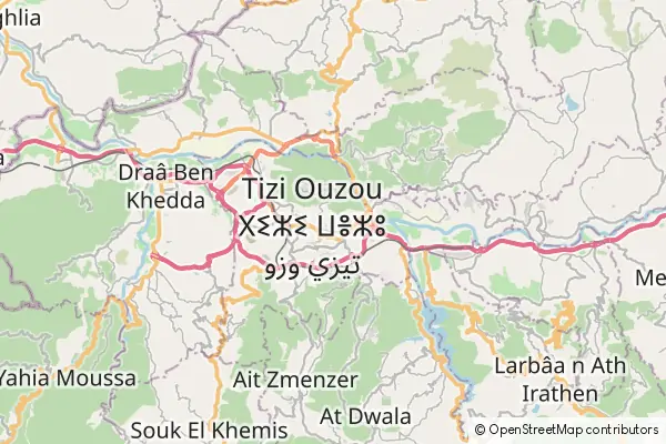 Mapa Tizi Wuzu