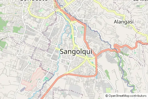 Mapa Sangolquí