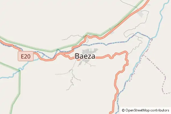 Mapa Baeza