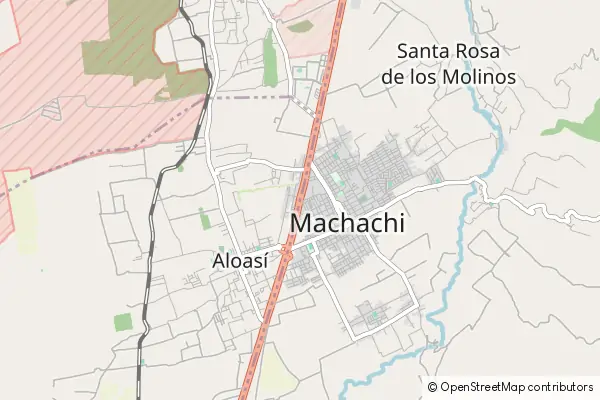 Mapa Machachi