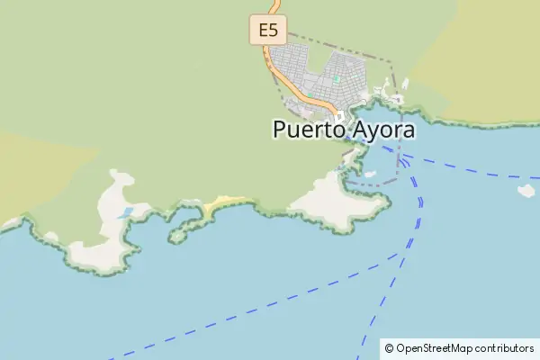 Mapa Puerto Ayora