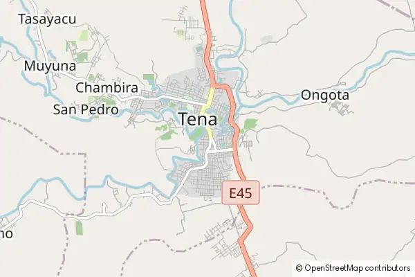 Mapa Tena