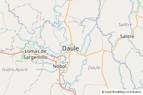 Mapa Daule