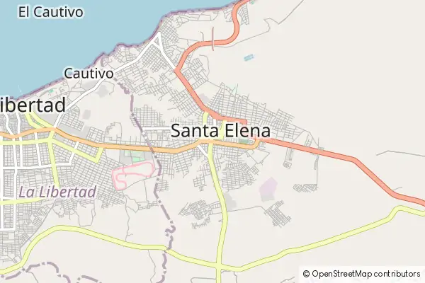 Mapa Santa Elena