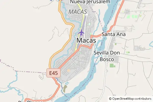 Mapa Macas