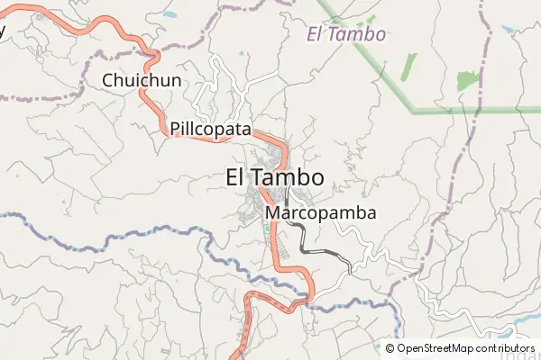 Mapa El Tambo