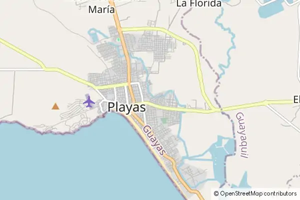 Mapa Playas