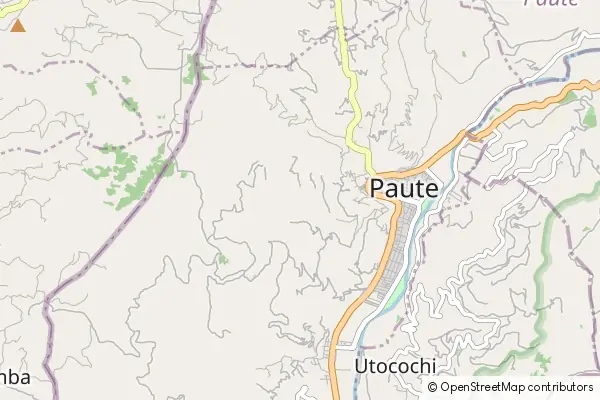 Mapa Paute