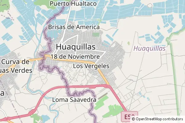 Mapa Huaquillas