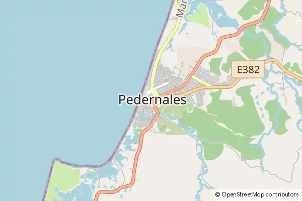 Mapa Pedernales