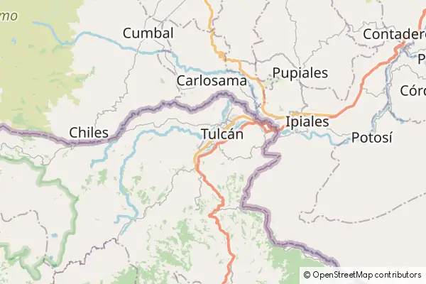 Mapa Tulcán