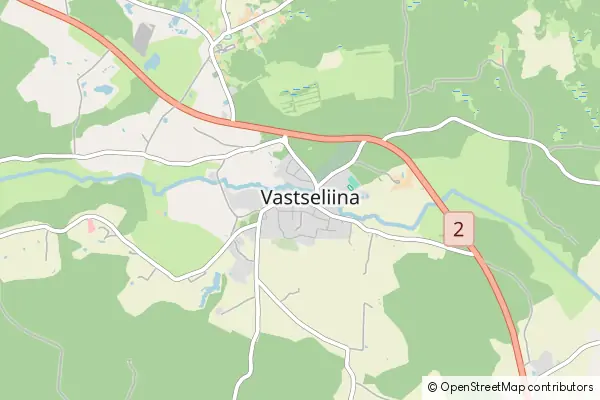 Mapa Vastseliina