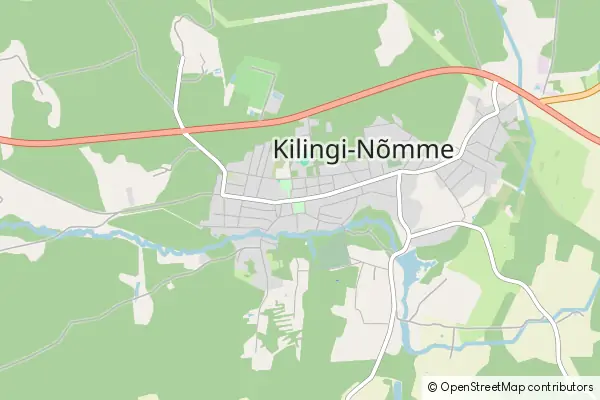 Mapa Kilingi-Nõmme