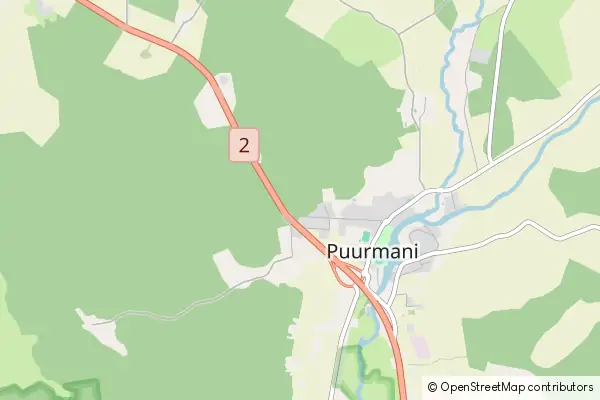 Mapa Puurmani