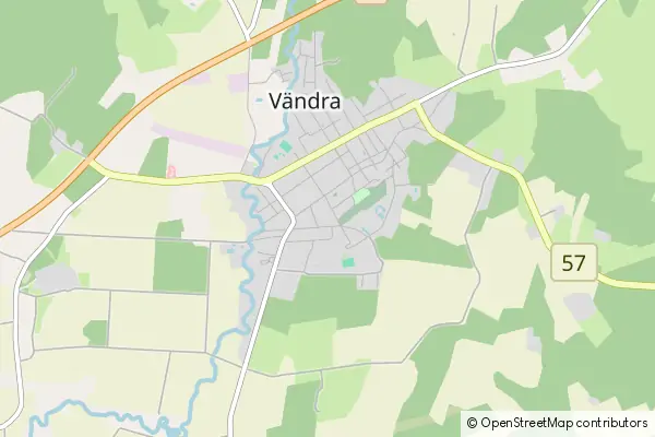 Mapa Vändra