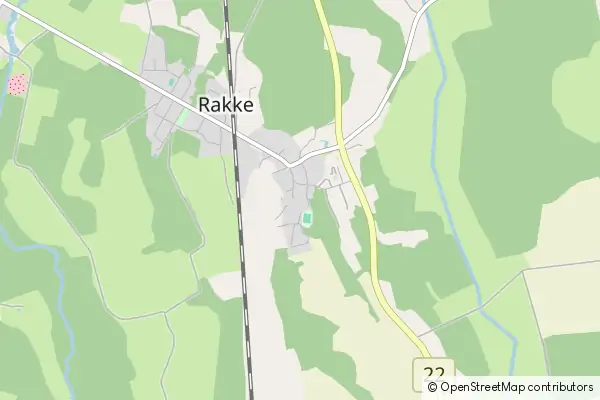 Mapa Rakke