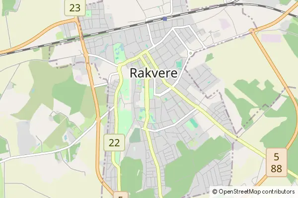 Mapa Rakvere