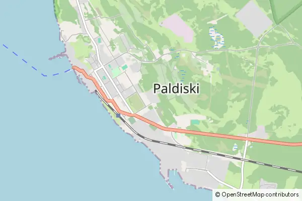 Mapa Paldiski