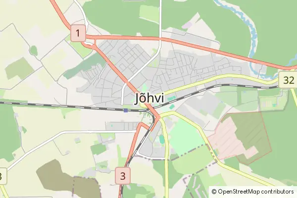 Mapa Jõhvi