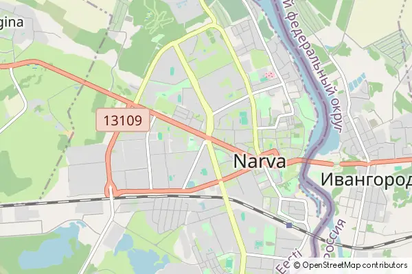 Mapa Narwa