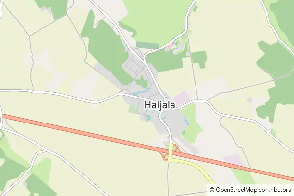 Mapa Haljala