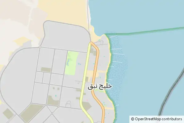 Mapa Nabq Bay