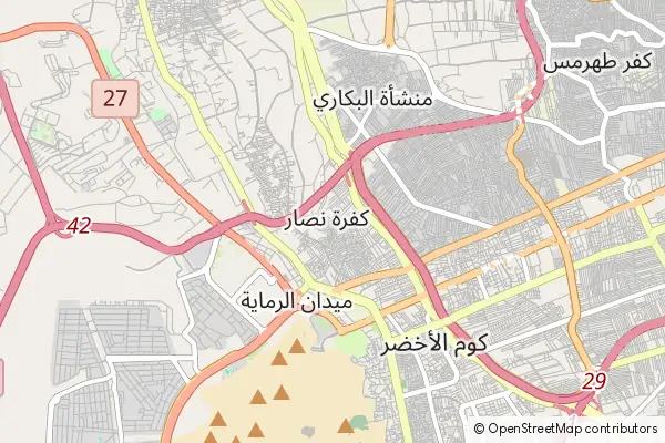 Mapa Kafrat Naşşār