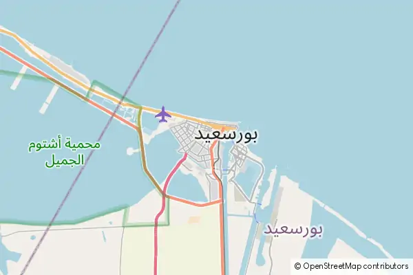 Mapa Port Said