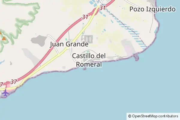 Mapa Castillo del Romeral