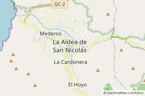 Mapa La Aldea de San Nicolas de Tolentino