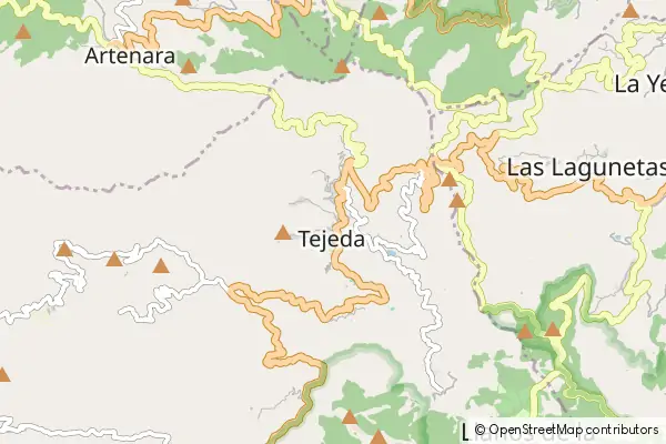 Mapa Tejeda