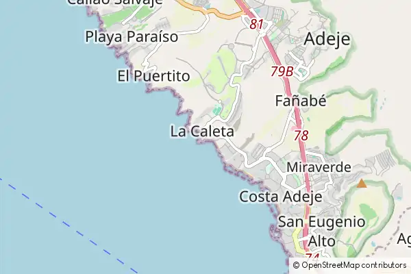 Mapa La Caleta