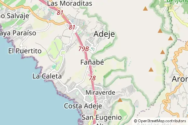 Mapa Fañabé