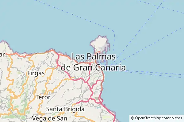 Mapa Las Palmas de Gran Canaria