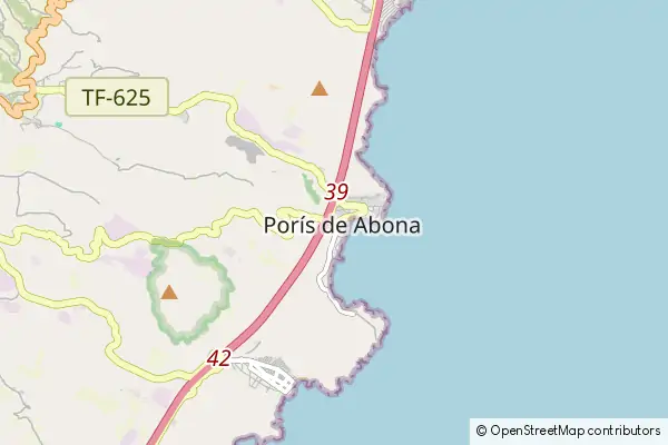 Mapa Poris de Abona