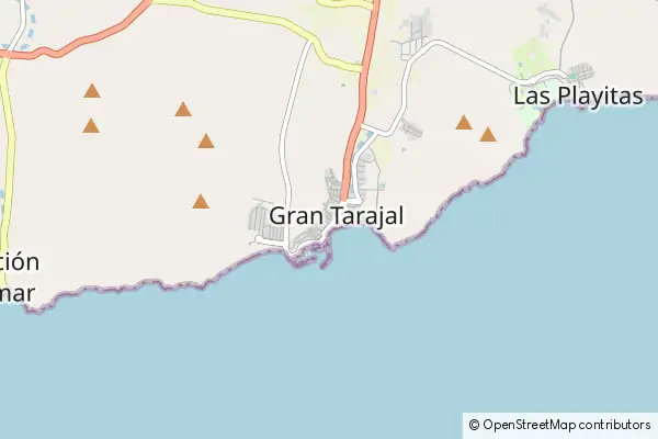 Mapa Gran Tarajal