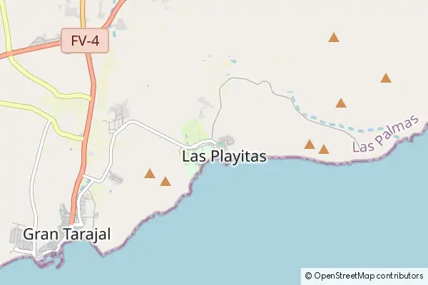 Mapa Las Playitas