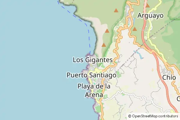 Mapa Acantilado de los Gigantes