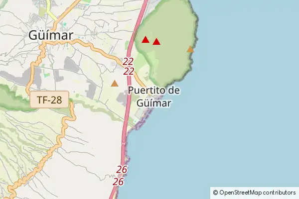 Mapa Puertito de Guimar