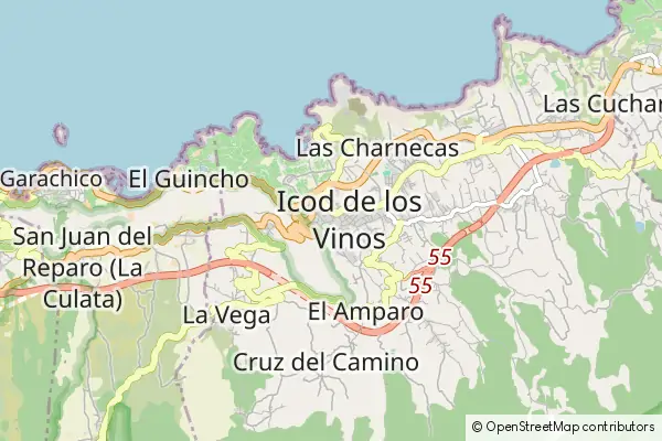 Mapa Icod de los Vinos