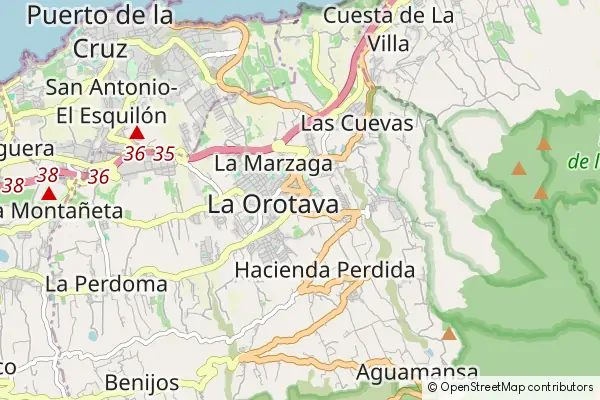 Mapa La Orotava