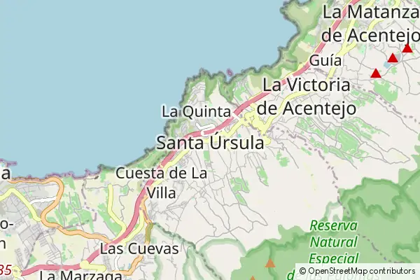 Mapa Santa Úrsula