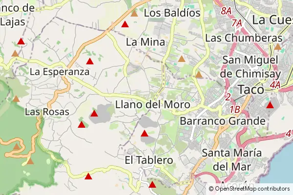 Mapa Llano del Moro