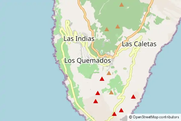 Mapa Fuencaliente de la Palma