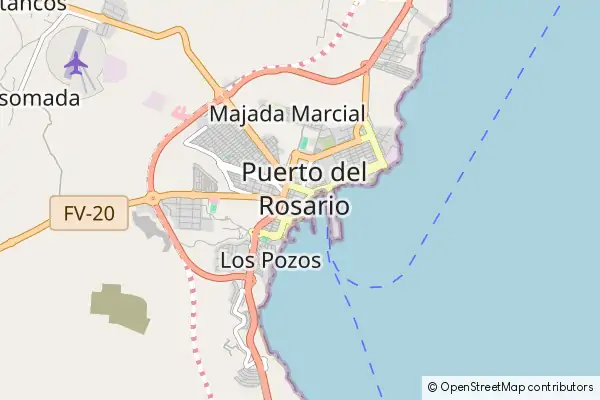 Mapa Puerto del Rosario