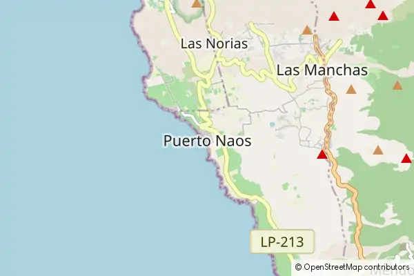 Mapa Puerto de Naos