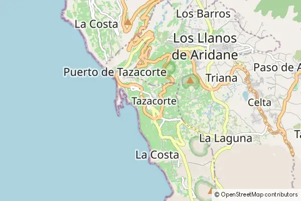 Mapa Tazacorte