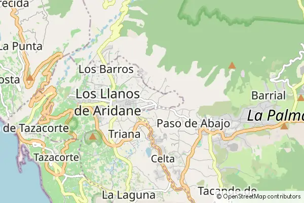 Mapa Llanos de Aridane