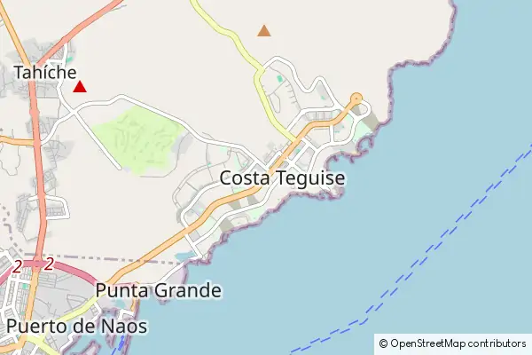 Mapa Costa Teguise